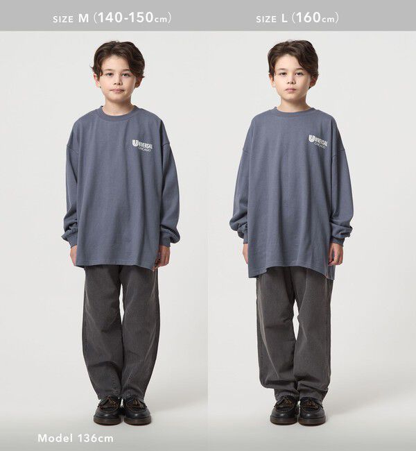 UNITED ARROWS green label relaxing「＜UNIVERSAL OVERALL＞フォトプリント プルオーバー / キッズ  140cm-160cm」|Tシャツ・カットソー|