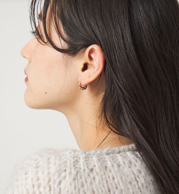 UNITED ARROWS green label relaxing「【WEB限定】プチ クリップフープ ピアス」|ピアス|