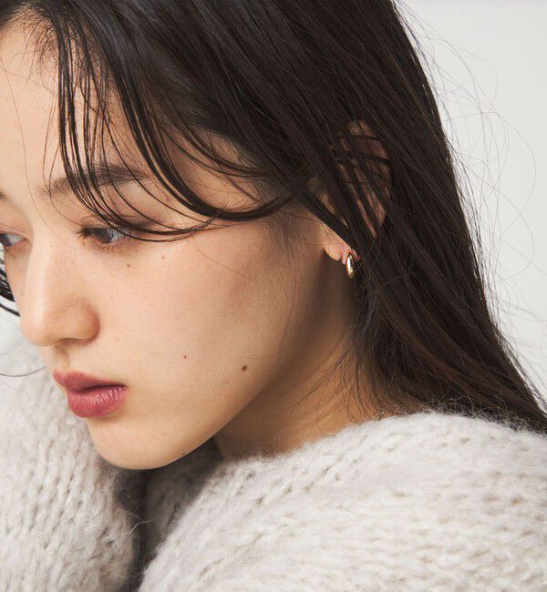 UNITED ARROWS green label relaxing「【WEB限定】プチ クリップフープ ピアス」|ピアス|