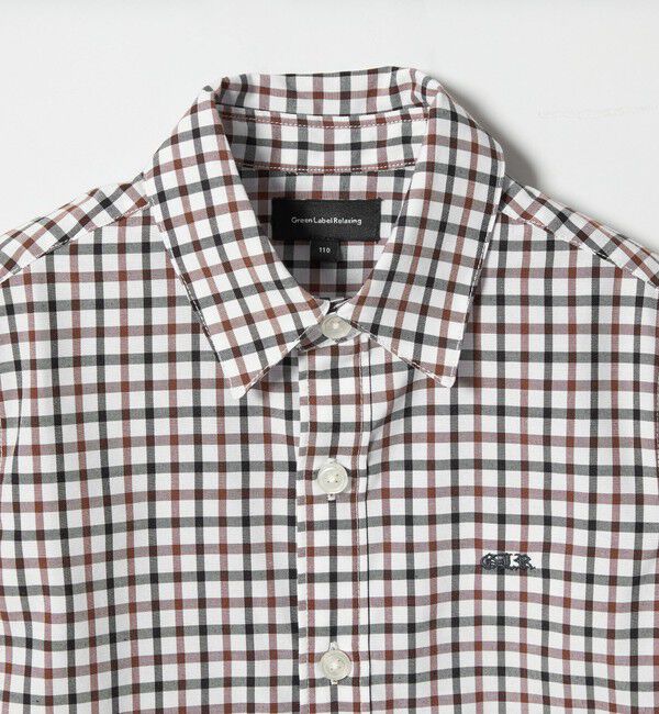 UNITED ARROWS green label relaxing「チェックシャツ / キッズ 110cm-130cm」|シャツ・ブラウス|