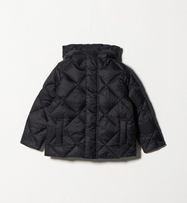 UNITED ARROWS green label relaxing「＜TAION＞シティ ダウンフーディー / キッズ  120cm-130cm」|ダウン|BLACK