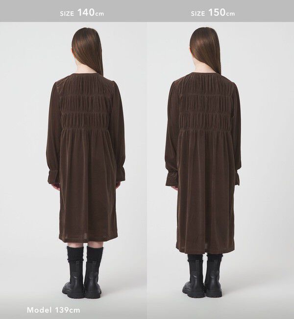 UNITED ARROWS green label relaxing「シャーリング ワンピース / キッズ  110cm-160cm」|ワンピース|