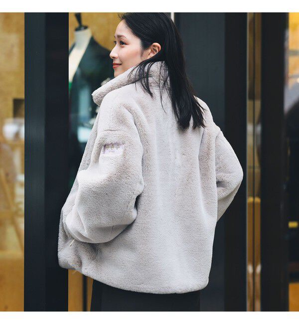 Demi-Luxe BEAMS 「TATRAS / BARBRA ボア ブルゾン」|ブルゾン・スタジャン|