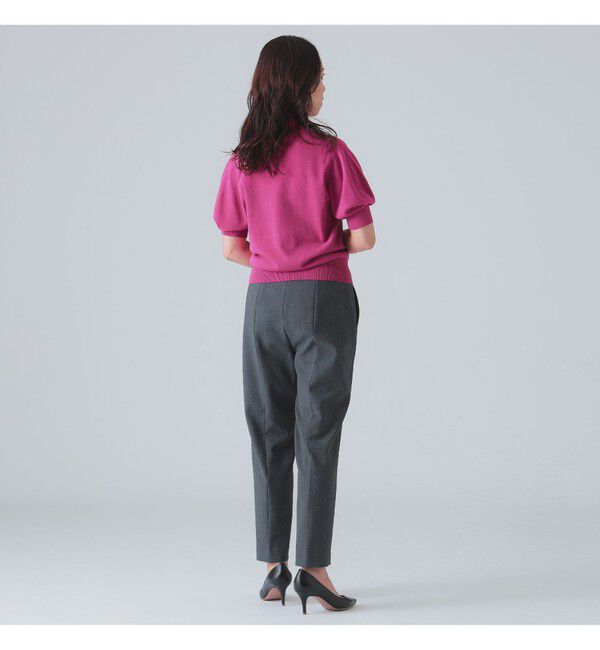 Demi-Luxe BEAMS 「ダブルクロス テーパードパンツ」|チノ|