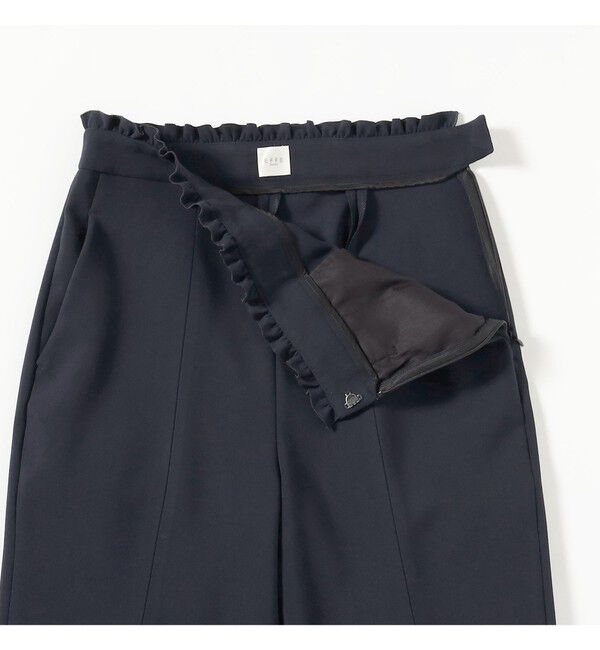 Demi-Luxe BEAMS 「ダブルクロス テーパードパンツ」|チノ|