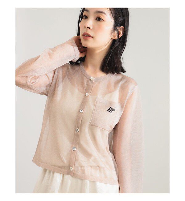 Demi-Luxe BEAMS 「BAUM UND PFERDGARTEN / グリッター ニットカーディガン」|ニット・セーター|