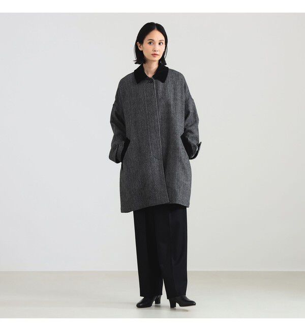 Demi-Luxe BEAMS 「Traditional Weatherwear / MALTON HEAT TWEED コート」|ダッフルコート|GREY
