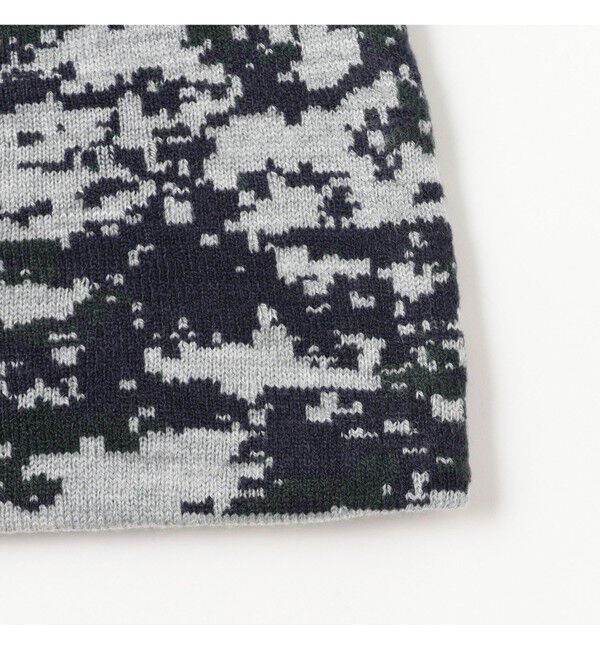 BEAMS「デジタル カモフラージュ ワッチキャップ」|キャップ・キャスケット|