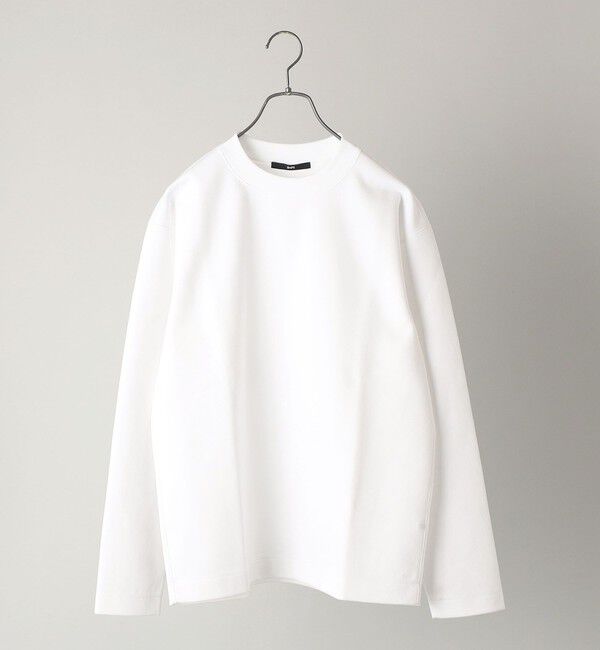 SHIPS「SHIPS:  ハイゲージ クルーネック ダンボールニット 長袖Tシャツ」|Tシャツ・カットソー|