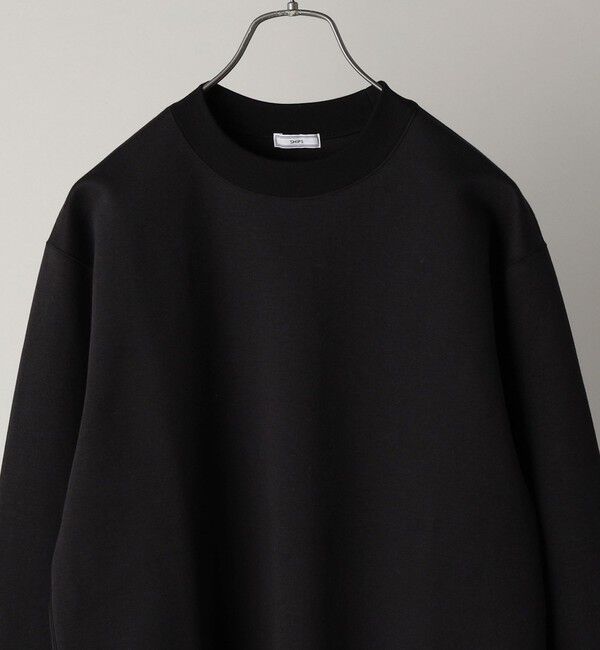 SHIPS「SHIPS:  ハイゲージ クルーネック ダンボールニット 長袖Tシャツ」|Tシャツ・カットソー|