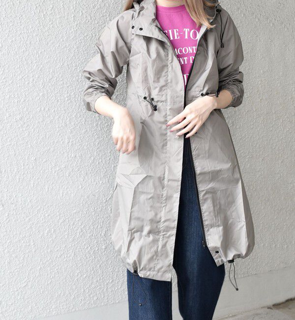 SHIPS any「Wpc.:〈手洗い可能〉アースカラー ロング モッズ レイン コート」|レインコート|