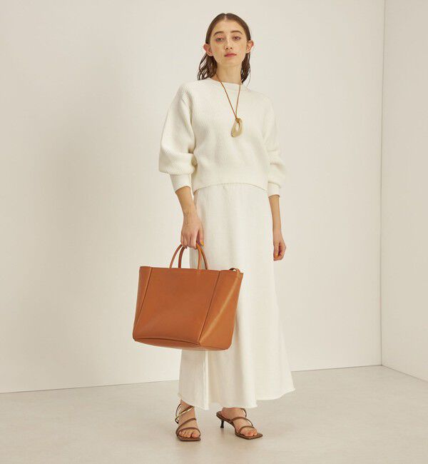 SHIPS for women「〈手洗い可能〉コットンポリ ローゲージ クルーネック プルオーバー◇」|ニット・セーター|