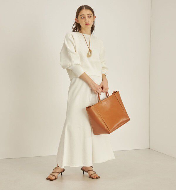 SHIPS for women「〈手洗い可能〉コットンポリ ローゲージ クルーネック プルオーバー◇」|ニット・セーター|