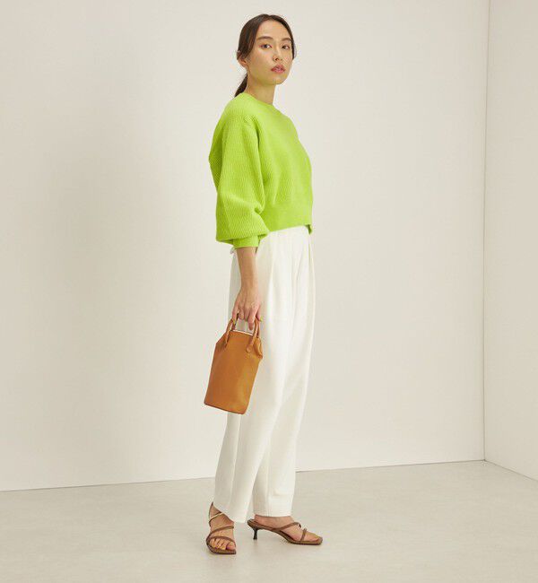 SHIPS for women「〈手洗い可能〉コットンポリ ローゲージ クルーネック プルオーバー◇」|ニット・セーター|