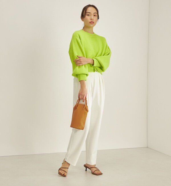 SHIPS for women「〈手洗い可能〉コットンポリ ローゲージ クルーネック プルオーバー◇」|ニット・セーター|