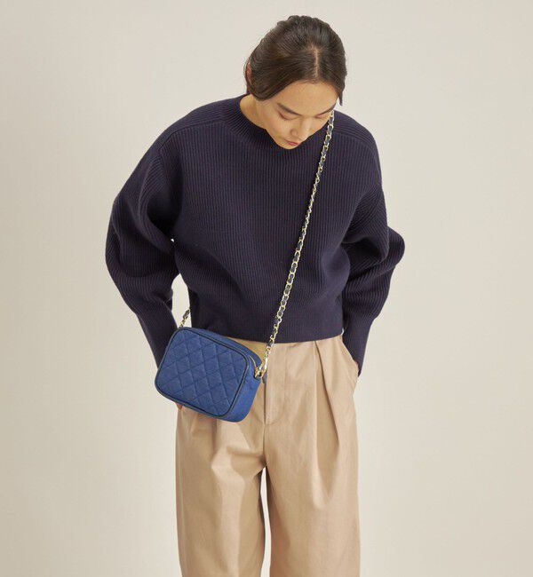 SHIPS for women「〈手洗い可能〉コットンポリ ローゲージ クルーネック プルオーバー◇」|ニット・セーター|