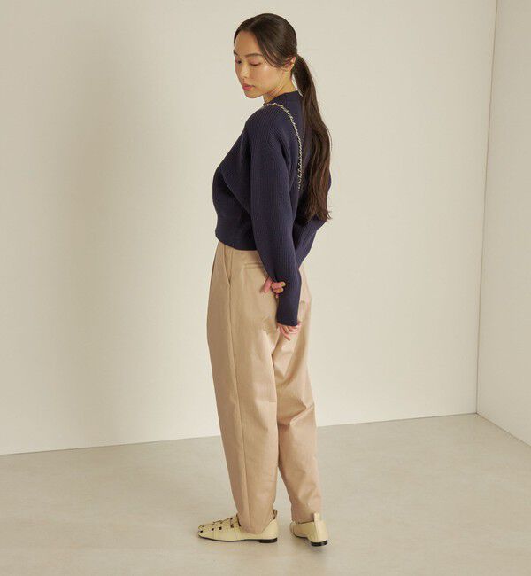 SHIPS for women「〈手洗い可能〉コットンポリ ローゲージ クルーネック プルオーバー◇」|ニット・セーター|