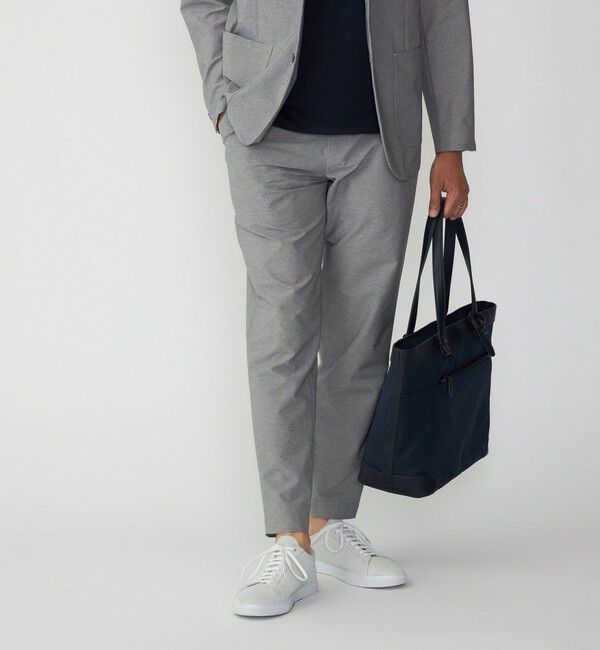 SHIPS「SHIPS:〈手洗い可能〉スーパーライト パンツ (セットアップ対応)」|スラックス|ライトグレー