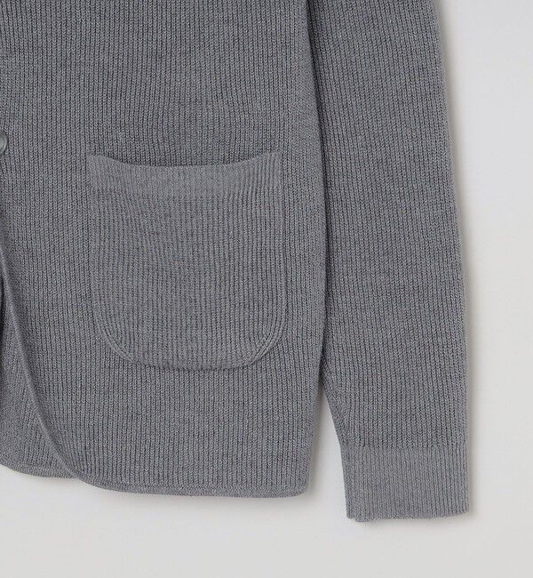 SHIPS「SHIPS: リネン ニット 2ボタン ジャケット」|テーラードジャケット|