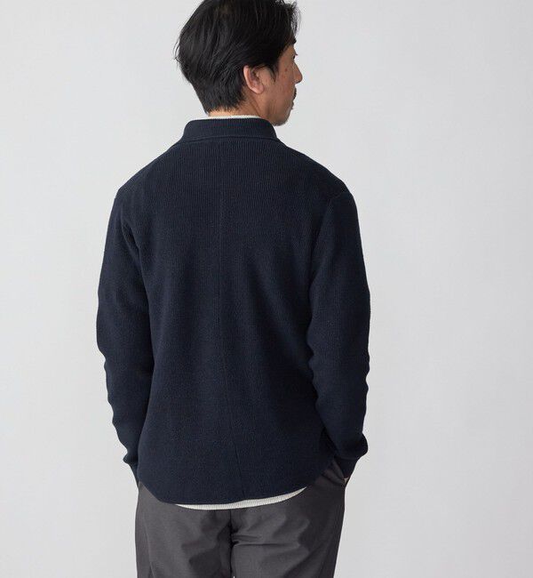 SHIPS「SHIPS: リネン ニット 2ボタン ジャケット」|テーラードジャケット|