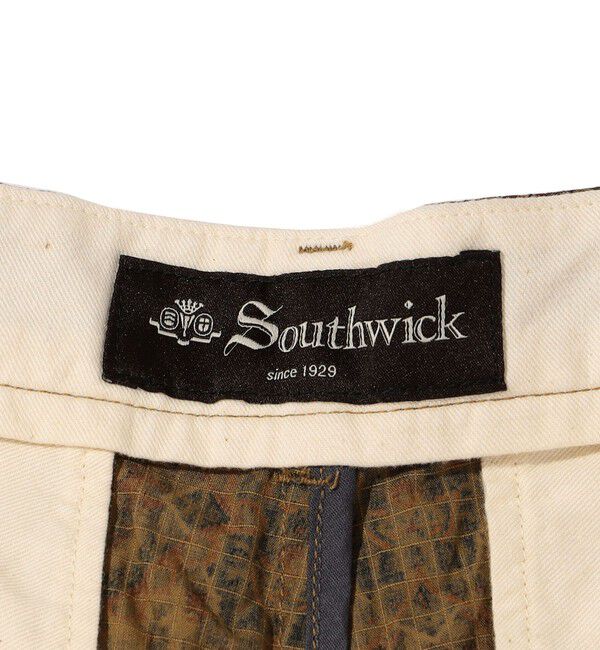 SHIPS「Southwick Gate Label: コロニアルプリント バミューダショーツ」|チノ|