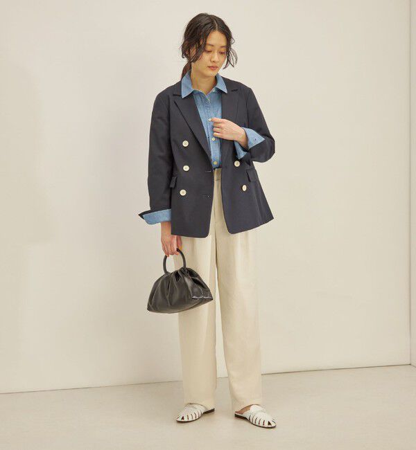 SHIPS for women「コットン リネン オックス ダブル ジャケット」|その他|