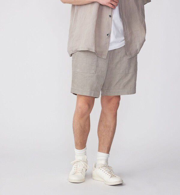 SHIPS「SHIPS: サマーコーデュロイ イージーショートパンツ」|チノ|