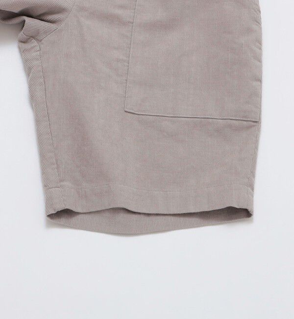 SHIPS「SHIPS: サマーコーデュロイ イージーショートパンツ」|チノ|