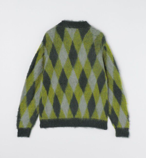 SHIPS「SHIPS: モヘヤ アーガイル Vネック ニット カーディガン」|カーディガン|