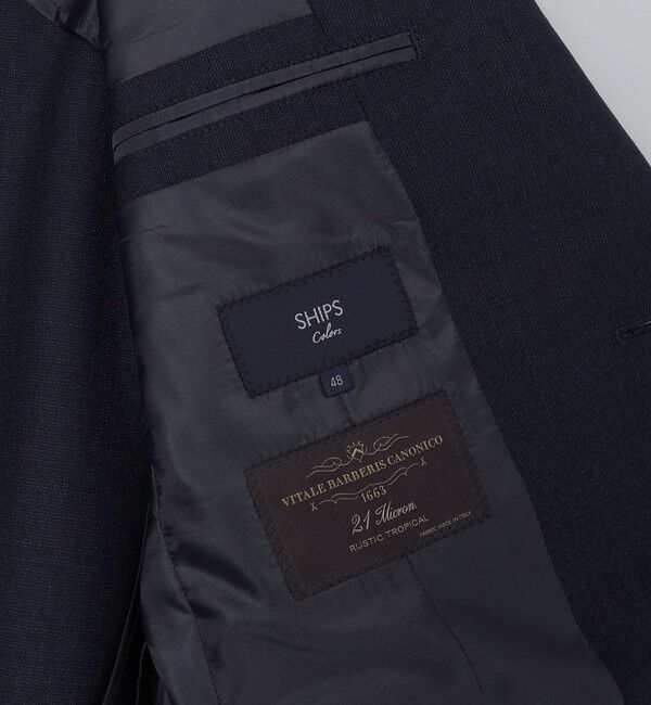 SHIPS Colors 「SHIPS Colors:CANONICO ジャケット(セットアップ対応可能)」|テーラードジャケット|