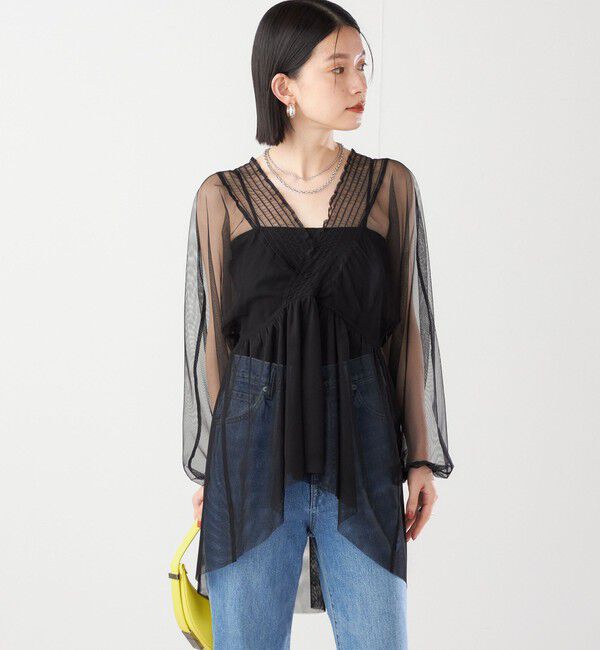 SHIPS for women「【SHIPS別注】kaene:2WAY シースルー オールインワン（セレモニー対応可）」|オールインワン|