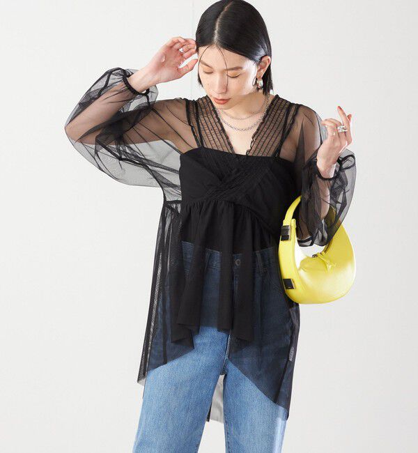 SHIPS for women「【SHIPS別注】kaene:2WAY シースルー オールインワン（セレモニー対応可）」|オールインワン|