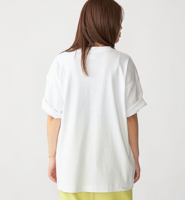 SHIPS「【WEB限定】SHIPS:〈汗染み防止加工〉ワンポイントロゴ ビッグシルエットヘビーウェイトTシャツ」|Tシャツ・カットソー|