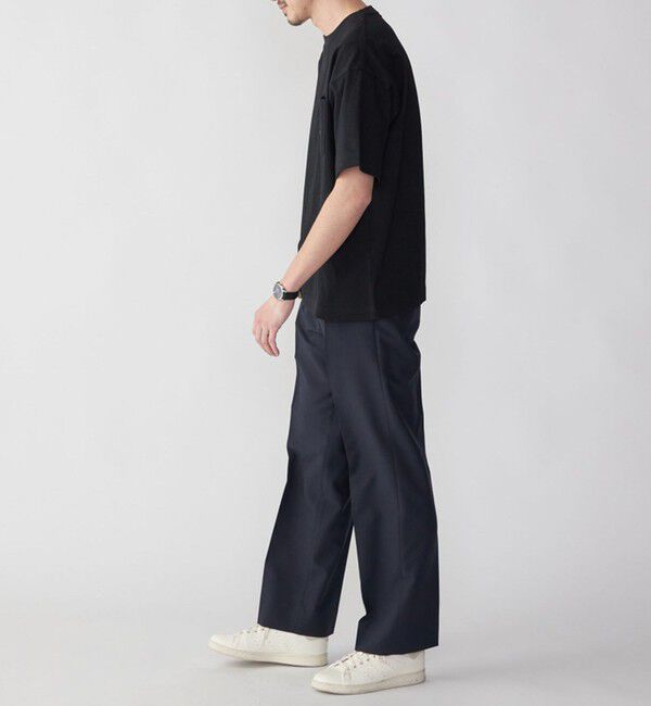 SHIPS「【WEB限定】SHIPS:〈汗染み防止加工〉ワンポイントロゴ ビッグシルエットヘビーウェイトTシャツ」|Tシャツ・カットソー|