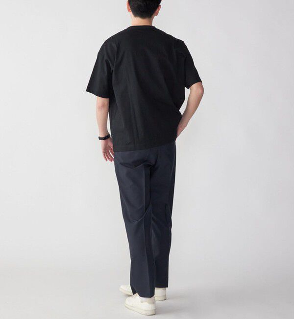 SHIPS「【WEB限定】SHIPS:〈汗染み防止加工〉ワンポイントロゴ ビッグシルエットヘビーウェイトTシャツ」|Tシャツ・カットソー|