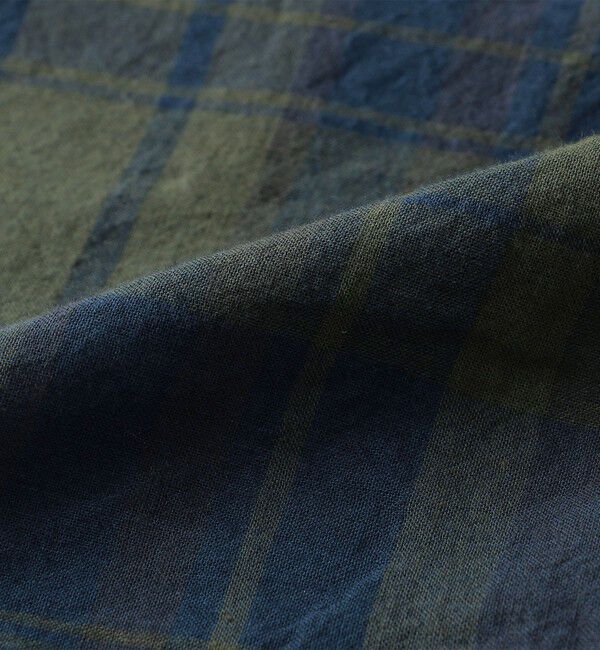 SHIPS「SHIPS: インド マドラスチェック レギュラーカラー ショートスリーブ シャツ」|シャツ・ブラウス|