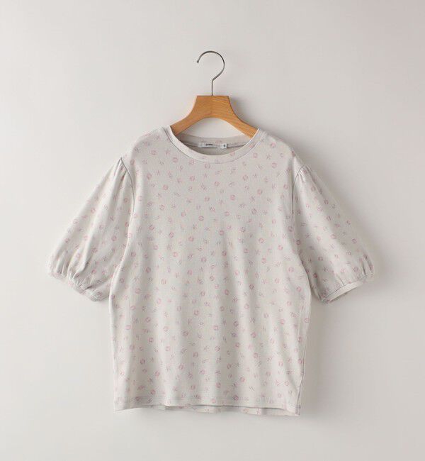 SHIPS KIDS「SHIPS KIDS:140～150cm / シェル テキスタイル 半袖 TEE」|Tシャツ・カットソー|ライトグレー