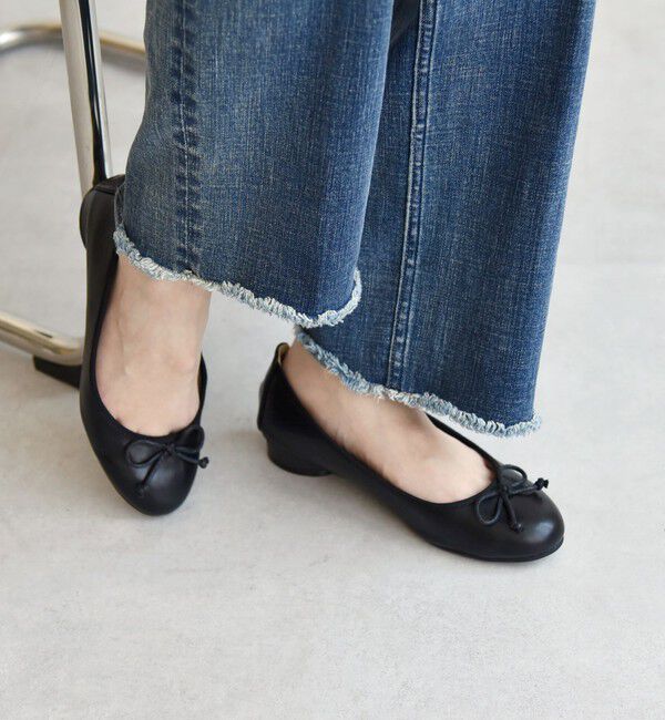 quaranciel「quaranciel: ローヒール バレエ シューズ」|バレエシューズ|