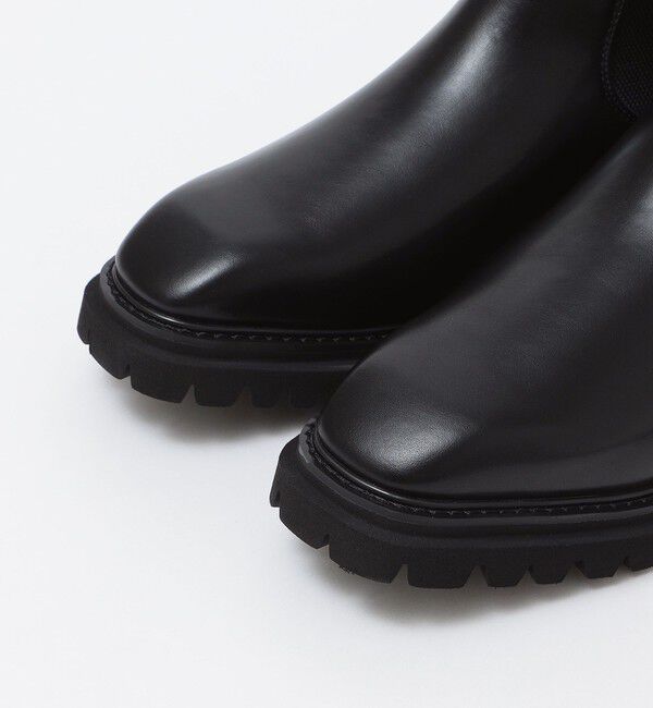 SHIPS「City Ambient Products: サイドゴア ブーツ」|ロングブーツ|