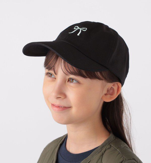 SHIPS KIDS「SHIPS KIDS:リボン モチーフ キャップ」|キャップ・キャスケット|