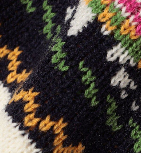 SHIPS any「SHIPS any:〈手洗い可能〉フェアアイル クルーネック ニット カーディガン」|カーディガン|