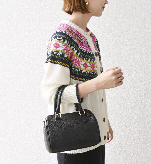 SHIPS any「SHIPS any:〈手洗い可能〉フェアアイル クルーネック ニット カーディガン」|カーディガン|