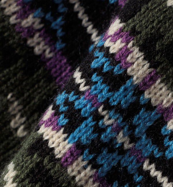 SHIPS any「SHIPS any:〈手洗い可能〉フェアアイル クルーネック ニット カーディガン」|カーディガン|