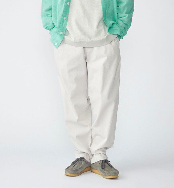 SHIPS「SHIPS: ピケ ウィークエンド イージー パンツ」|その他|ライトグレー