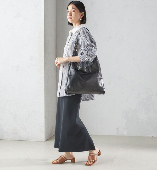 SHIPS for women「BEAURE:パーティション レザー バッグ 大」|トートバッグ|