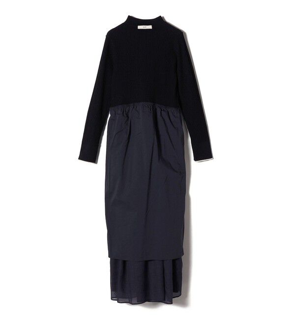 SHIPS for women「〈手洗い可能〉ポロ 衿 シアー ティアード ワンピース」|ワンピース|