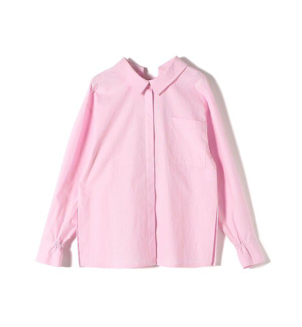 SHIPS for women「【WEB限定】〈洗濯機可能〉バックデザイン レギュラーカラー シャツ」|シャツ・ブラウス|