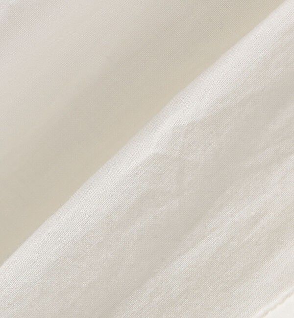 SHIPS any「SHIPS any:〈手洗い可能〉パッチワーク レース スリーブ バンドカラー シャツ」|シャツ・ブラウス|