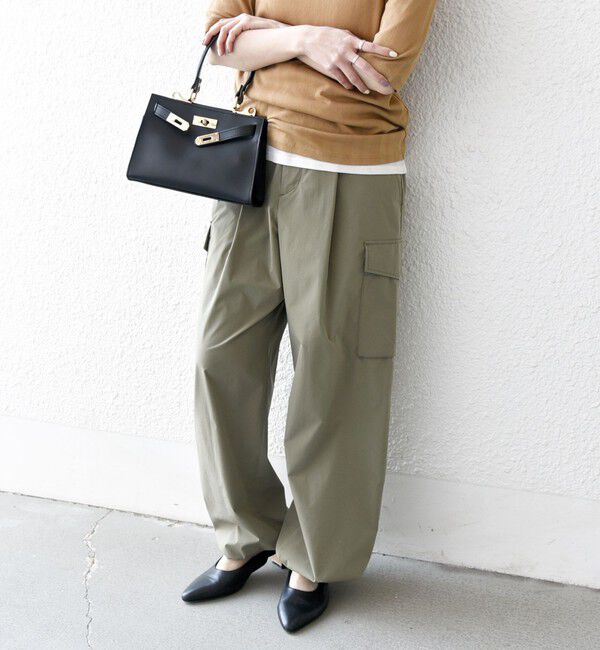 SHIPS any「SHIPS any:〈洗濯機可能〉タイプライター イージー カーゴ パンツ」|カーゴ|オリーブ