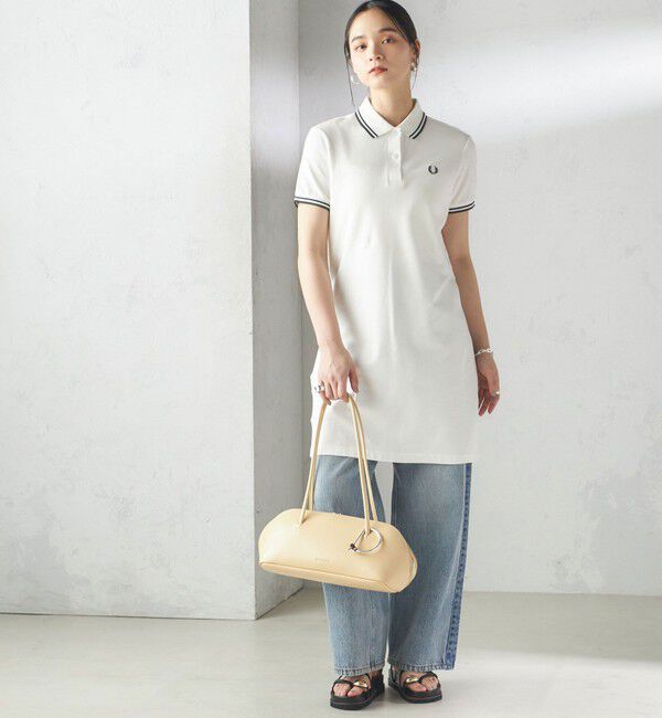 SHIPS for women「FRED PERRY:D3600 THE TWIN TIPPED ONE PIECE」|ワンピース|ホワイト
